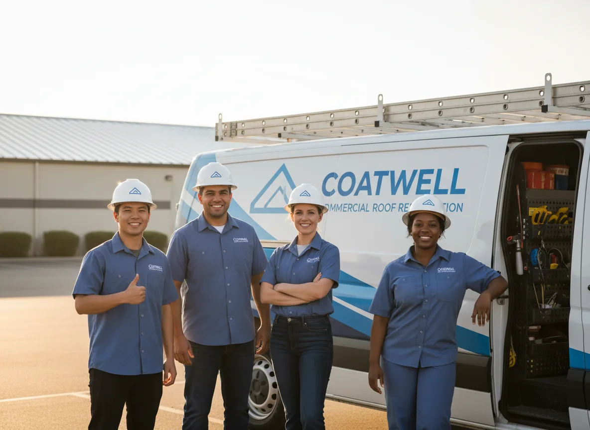 Commercial roof coating company in Kempton, IN